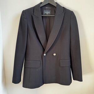 Club Monaco relaxed double breasted blazer